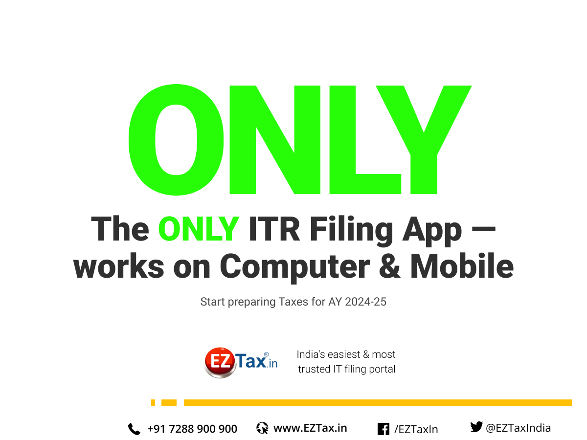 The ONLY ITR Filing App —works on Computer & Mobile across Apple App Store, Google Play Store, Windows Store and on your favourite browser near you.

eztax.in/income-tax-fil…

#eztax #ITR #IncomeTax #AppStore #playstore #Windows