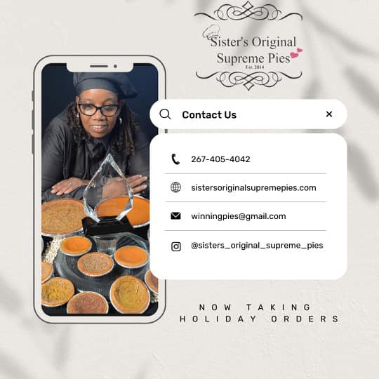 #BlackMuslimBusinesses Network Connect w/ @SistersOriginalSupremePies  Sister’s Original Supreme Pies 'So good you ain’t, going to want to share.' | Global Network. Visit …stersoriginalsupremepies.company.site today! #ThePlugRoom #CommunityDevelopment #MOEtoday