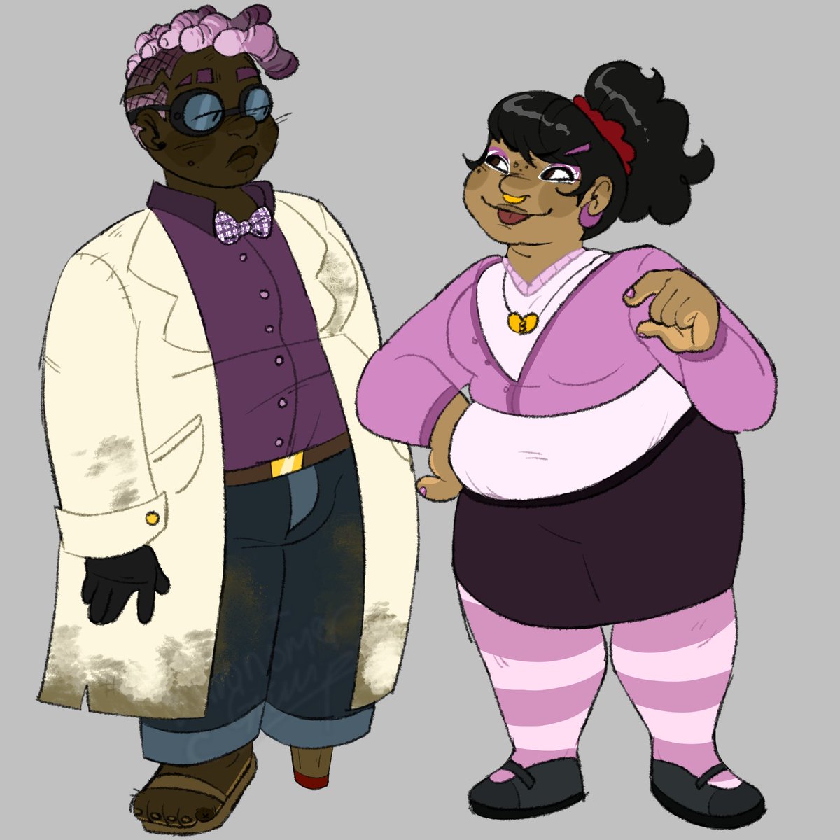 blueybuggey's tweet photo. LESBIANS FRβοΈβοΈβοΈβοΈ #bugsnax #fanart #Befficawinklesnoot #Flooftyfizzlebean #humanversions #art https://t.co/04zyToK2rv