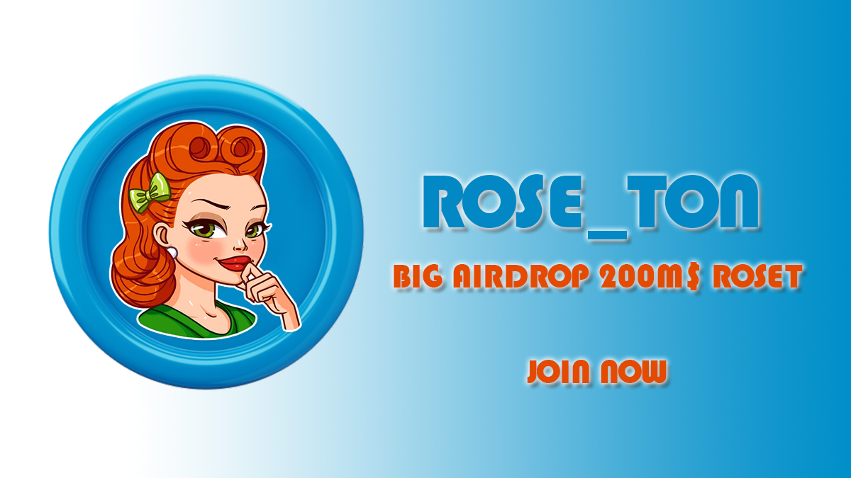 Welcome to the special Airdrop event by Rose_Ton !!! A total of 2M $RoseT will be distributed to the entire community. 👉 Link join: t.me/RoseTonAirdrop… ⏳ Start time: 15/04/2024 ⌛ End time: 15/05/2024 #Airdrop #RoseTon #Pool