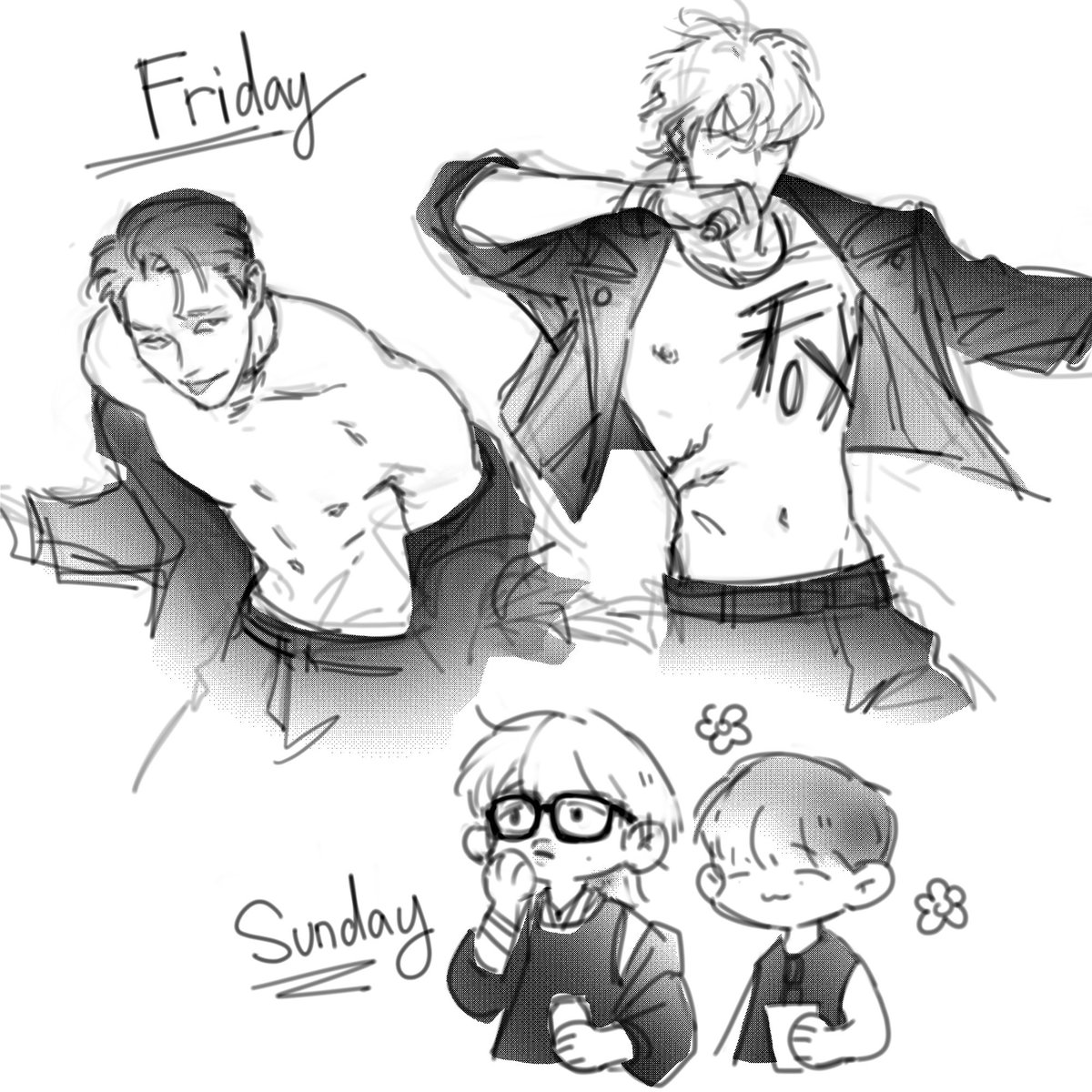 theyre like superman except everyone still recognizes them in their civilian outfit #ATEEZfanart