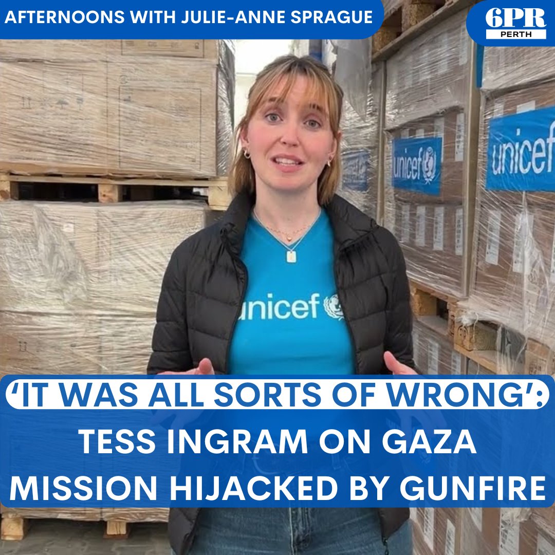 Despite facing gunfire during the aid convoy's delivery in Gaza on Friday and escalating tensions in the region over the weekend, Tess Ingram's UNICEF group proceeded with their mission yesterday. Hear the full story: brnw.ch/21wIOzW