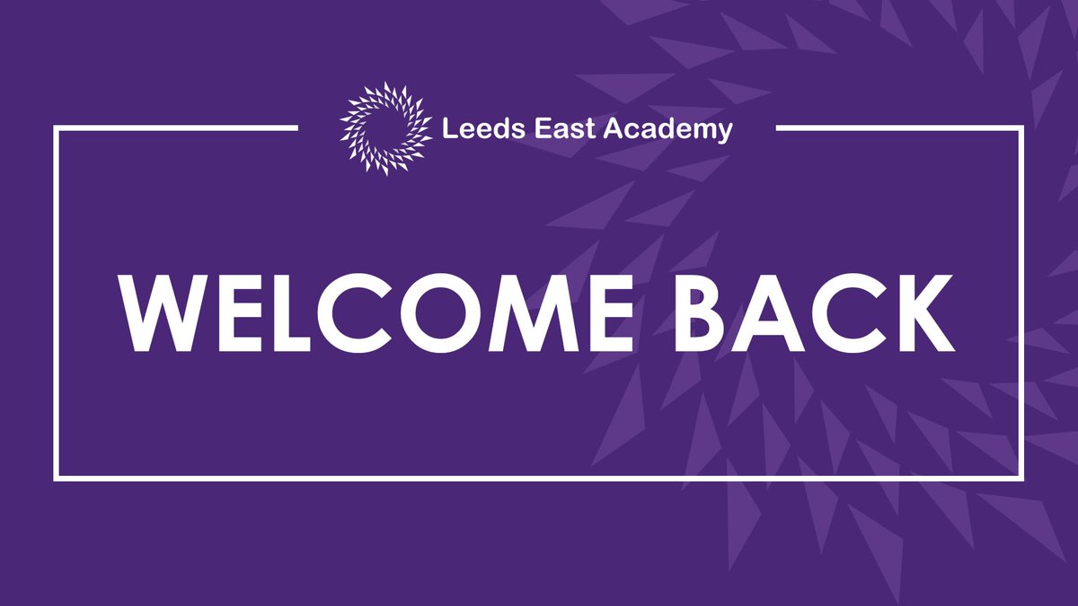 We look forward to welcoming all our students and staff back to Leeds East Academy today.