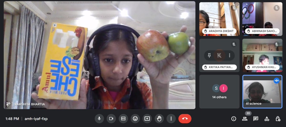 They emphasized the importance of understanding the origins of food items, linking consumption to its ecological and ethical implications. 
#VirtualClaasroom #21stCenturyLearning