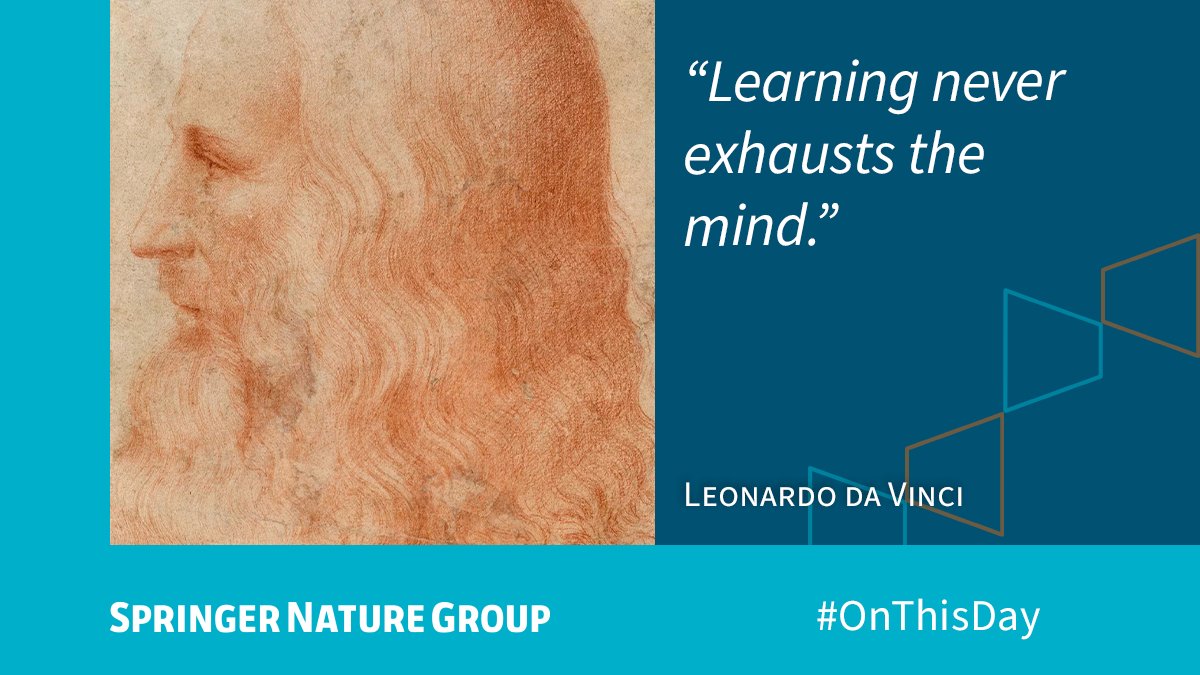 Leonardo da Vinci, born #OTD in 1452, was an Italian painter, draftsman, sculptor, architect, and engineer whose skill and intelligence, perhaps more than that of any other figure, epitomized the Renaissance humanist ideal.