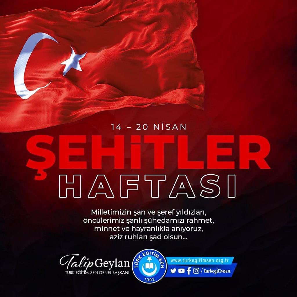 'Ey şehîd oğlu şehîd, isteme benden makber, Sana âgûşunu açmış duruyor Peygamber.' #ŞehitlerÖlmez