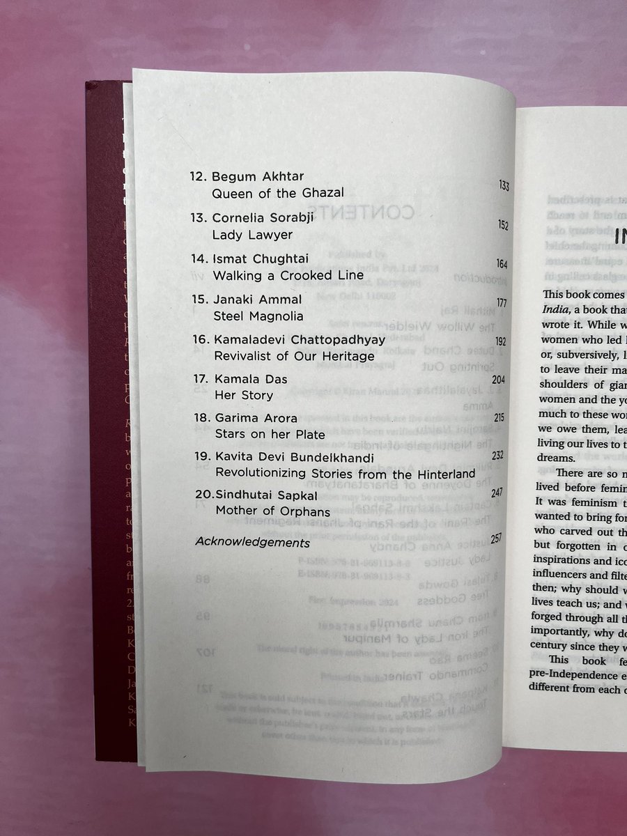 'This book features 20 women, right from the pre-independence era to the current times. Their stories are as different from each other as could be, but what they all have in common is their willingness to go beyond what is prescribed for them, to defy the odds stacked against