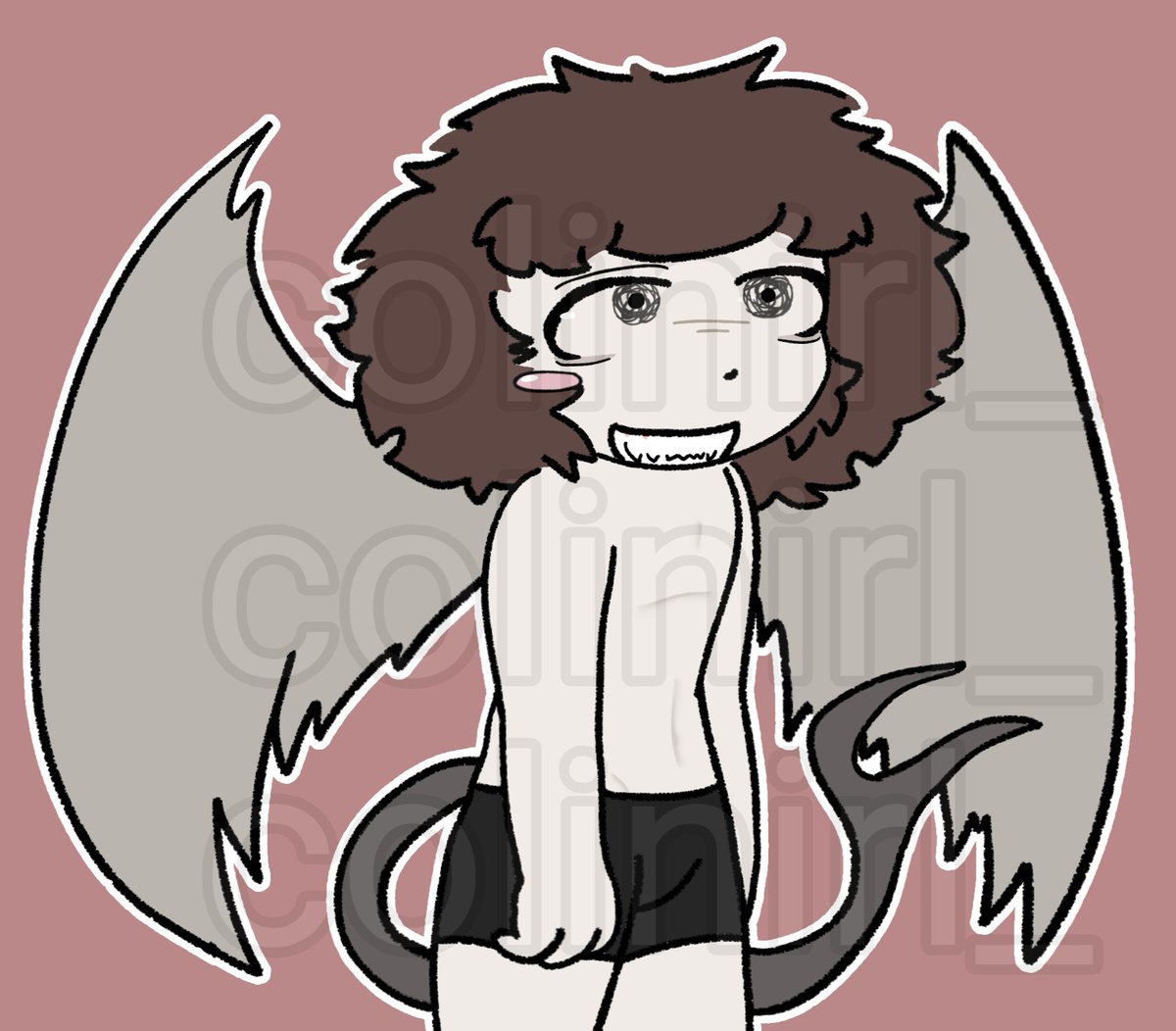 i jave an addiction to drawinh him 💔 possessed little man #changed #changedoc #au #alternateuniverse #possessed #wings #fangs #thevoices #ibispaintx if u wnna see art more often join thw discord btw