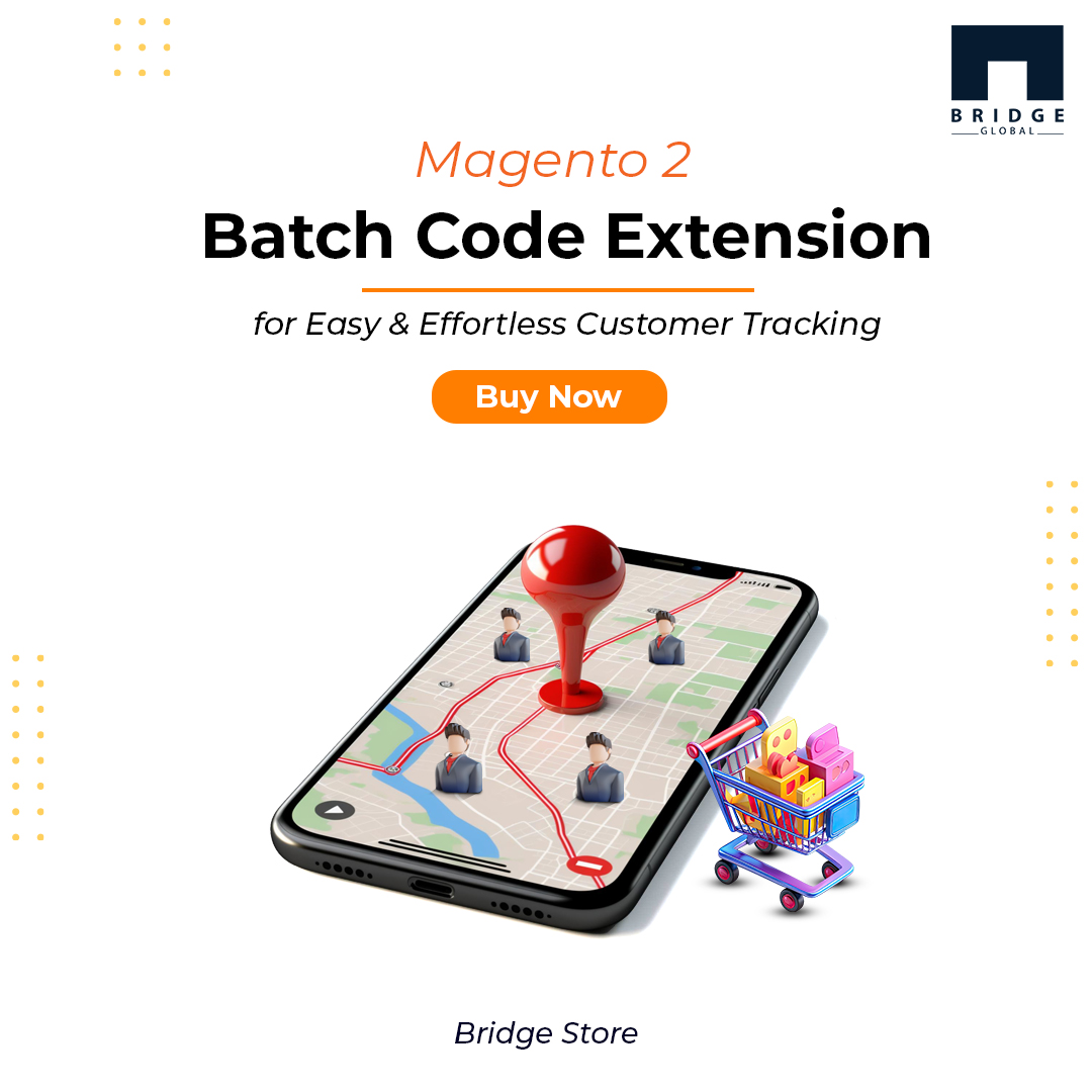 Easily track your customers based on specific product purchases with product batch codes.
Shop our Magento 2 Batch Code Extension today at: bridge-global.com/store/product/…

#magento #magento2 #magentoextension #magentodevelopment #customertracking #magentoecommerce #magentostore