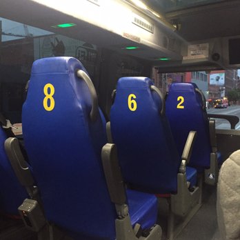 Why are the Megabus seats dressed in Fallout Vault Dweller suits?
