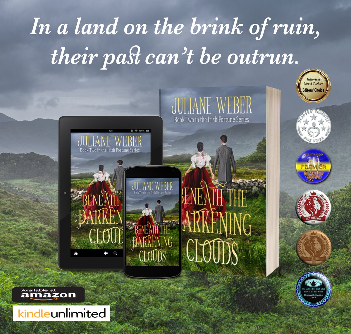 A sweeping love story in a troubled land…

lnk.bio/ZeRo

#series #HistoricalFiction #HistFic #HistoricalRomance #KindleUnlimited #Ireland #GreatFamine