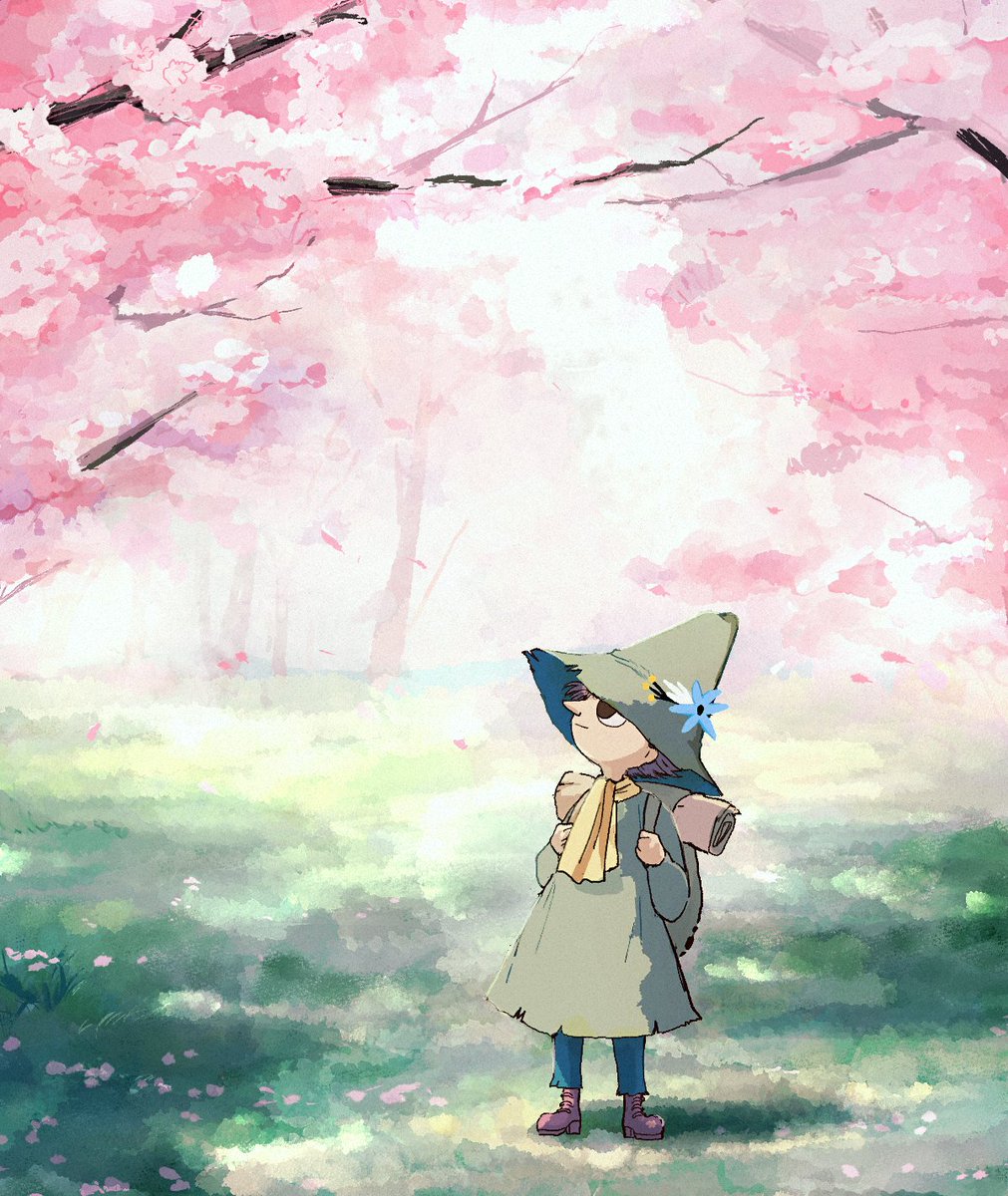1girl solo dress hat holding standing flower  illustration images