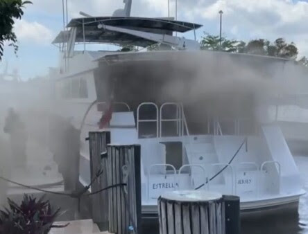 Super Yacht Fire Extinguished in Fort Lauderdale
#YachtFire #FireFighting #FortLauderdale #YachtSaving #Riverland #MarathonLane #FortLauderdaleFireRescue #SuperYacht #SolarPanels #Broward #OutNews 
poweryachtblog.com/2024/04/super-…