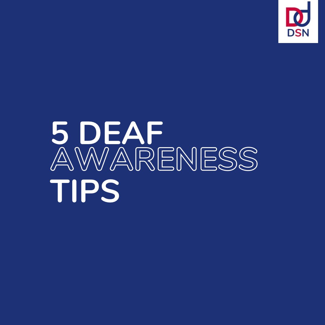 DSNonline's tweet photo. ๐Leave your Deaf Awareness tips in the comments!
If youโd like to book a Deaf Awareness Course with our expert training team, email incus@dsnonline.co.uk
#deafawarenesstraining #deafaware #deafawarenessweek2024 https://t.co/xy0BQYy3sM