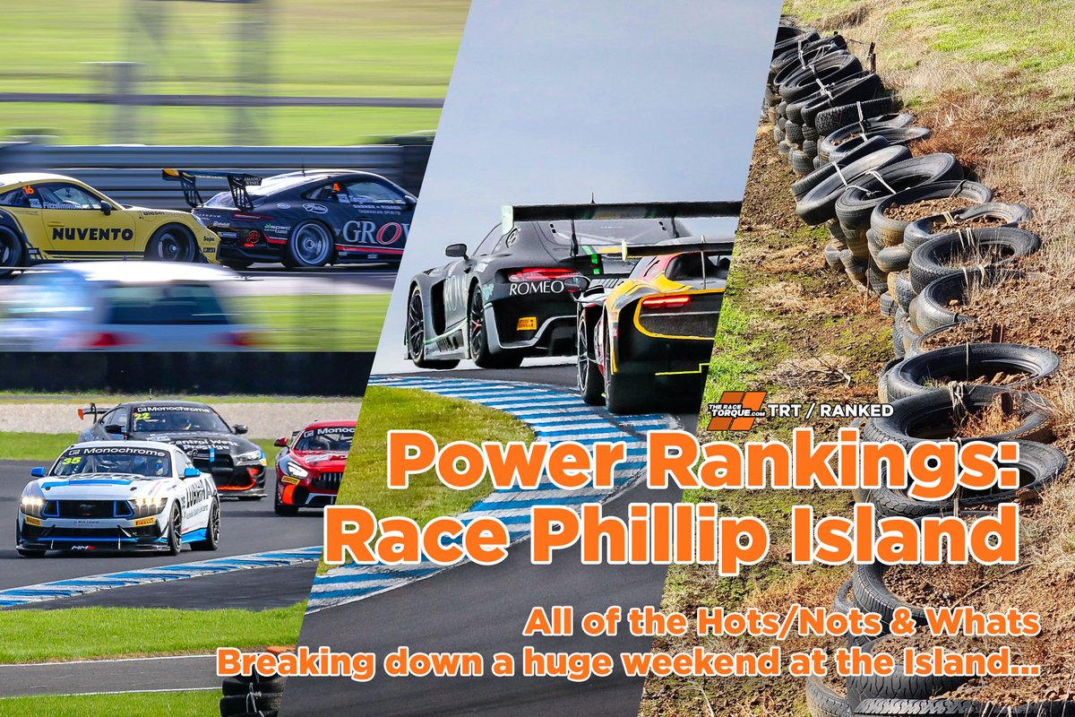 ⚡ POWER RANKINGS > theracetorque.com/2024/04/power-…
An incredible array of Hots & Nots from PI...
#speedseriesau