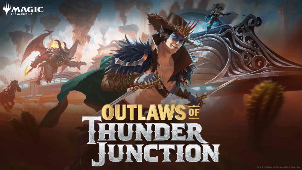 GamesHubDotCom's tweet image. 🎁🧙‍♂️MAGIC THE GATHERING GIVEAWAY: GamesHub and Wizards of the Coast have a Collector and Play Booster Box for MTG: Outlaws of Thunder Junction up for grabs! (Australia Only) @wizards_magic #MTGThunder 

Entry &amp;amp; Details via LINK 👇
(🇦🇺AU ONLY)
gameshub.com/news/competiti…