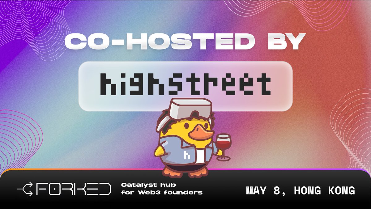 Meet our co-host @highstreet: Highstreet is a cutting-edge commerce-centered metaverse, merging shopping with gaming to create an immersive experience. With cosmetics from top brands and the ability to craft NFTs for gameplay, it's revolutionizing virtual worlds. And guess what?…