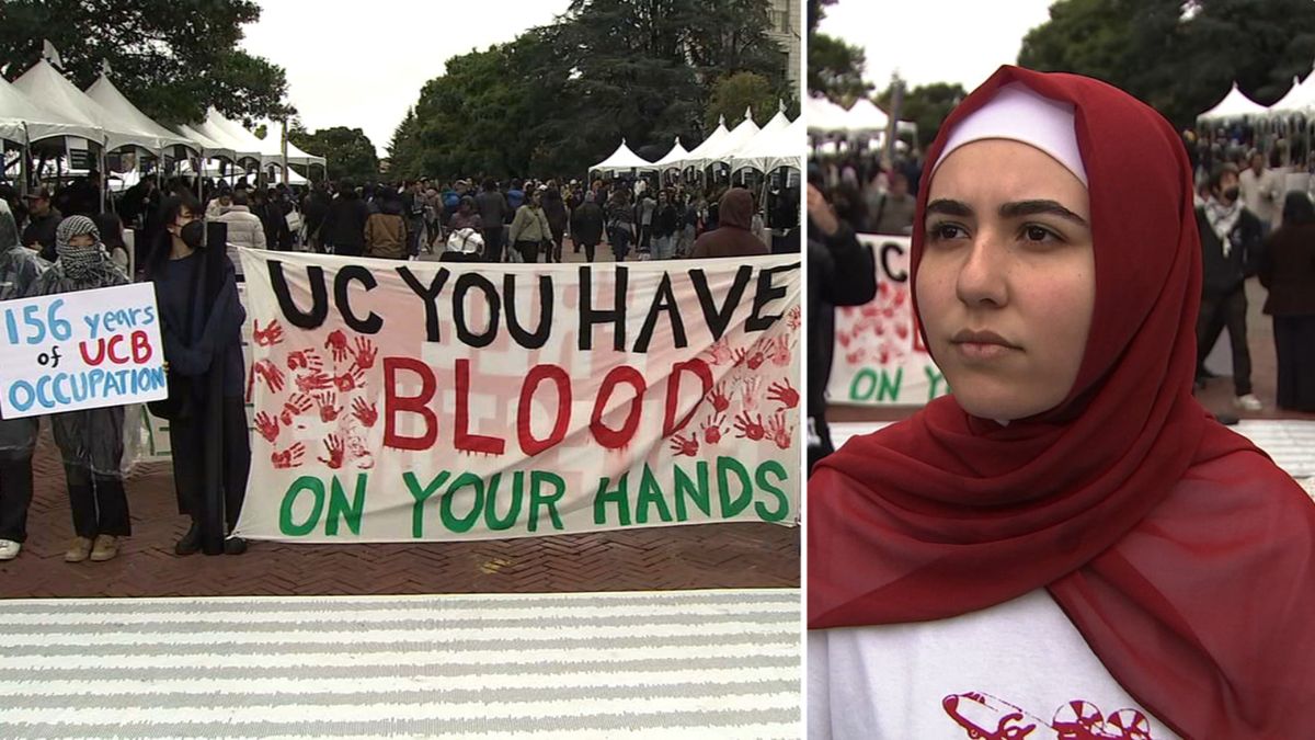 UC Berkeley law student who went viral for protesting at dean's party wants refocus on Gaza abc7ne.ws/3Jj5S3t