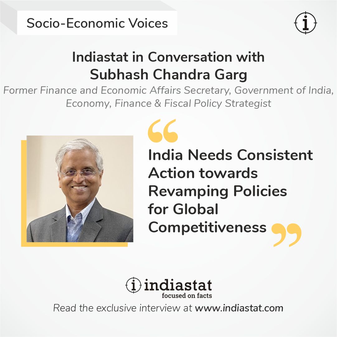 Join @Indiastats for an intensive exclusive chat between ex-Finance Secretary, @Subhashgarg1960 , and @mahimawrites he asserts an urgent need for policy reforms amid AI's transformative power. Read here indiastat.com/Socio-Economic… @GoI_MeitY @nitiaayog #AI #PolicyReforms