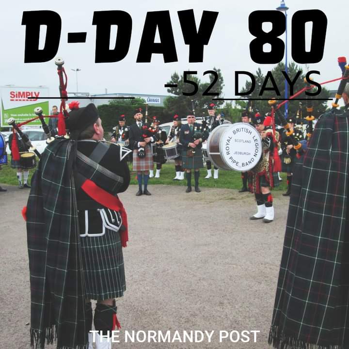 52 days until the 80th anniversary of D-Day. #DDay #DDay80 #wewillrememberthem
