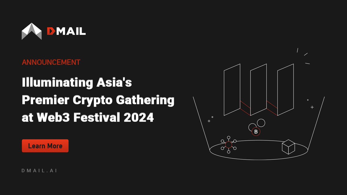 Dmail was a part of the ahokg Kong Web3 Festival 2024🔥

Dmail joined industry leaders at the forefront of Web3 innovation, igniting discussions a wide range of topics, including;

☆ Privacy computing
☆ AIGC
☆ Web3 security
☆ Fintech advancements

Dmail is building a strong…