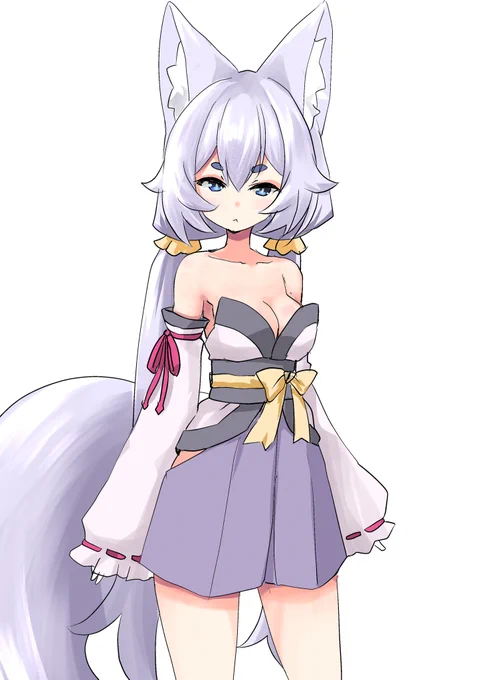描こうと思ってたものが全然描けなくて、息抜きにテキトーに描いた子 