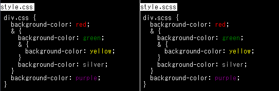 【急募】こうスタイルを書いた場合の最終的な色って現状どの色になるんでしたっけ？ #css #scss
MDN の CSS 入れ子と詳細度 見る限りは purple になるのだが……？
developer.mozilla.org/ja/docs/Web/CS…
（実際の結果は下記のplayground を参照のこと 
livecodes.io/?x=code/N4IgLg…
