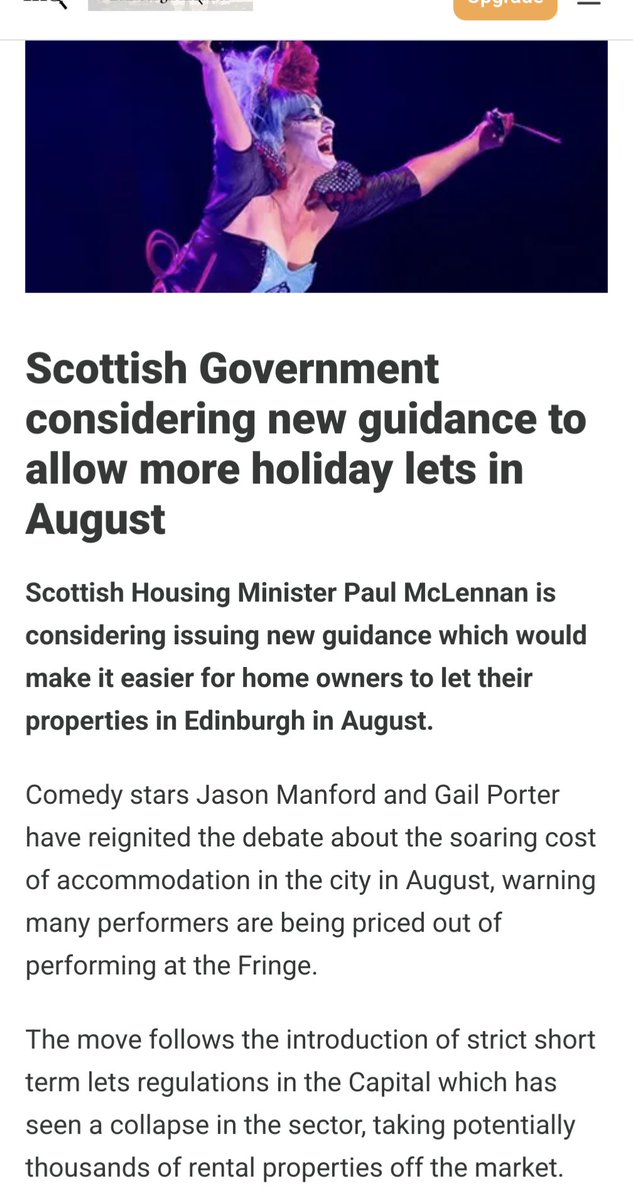 This is a crisis of political incompetence, hubris & unwillingness to listen at any stage to the concerns of professional self catering operators who repeatedly flagged failings. #SaveSC @scotgov @Edinburgh_CC edinburghinquirer.co.uk/p/new-holiday-…