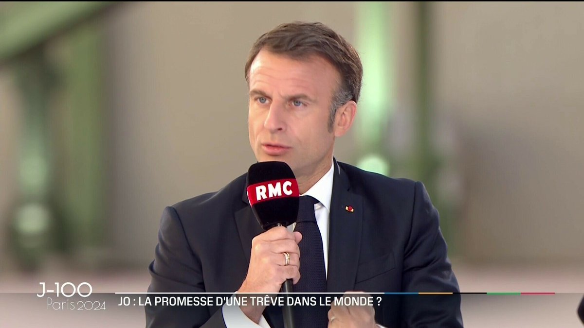 🔴 EN DIRECT Macron indique qu'en cas de menace, la cérémonie d'ouverture sera 'limitée au Trocadéro', voire au Stade de France l.bfmtv.com/kQBM