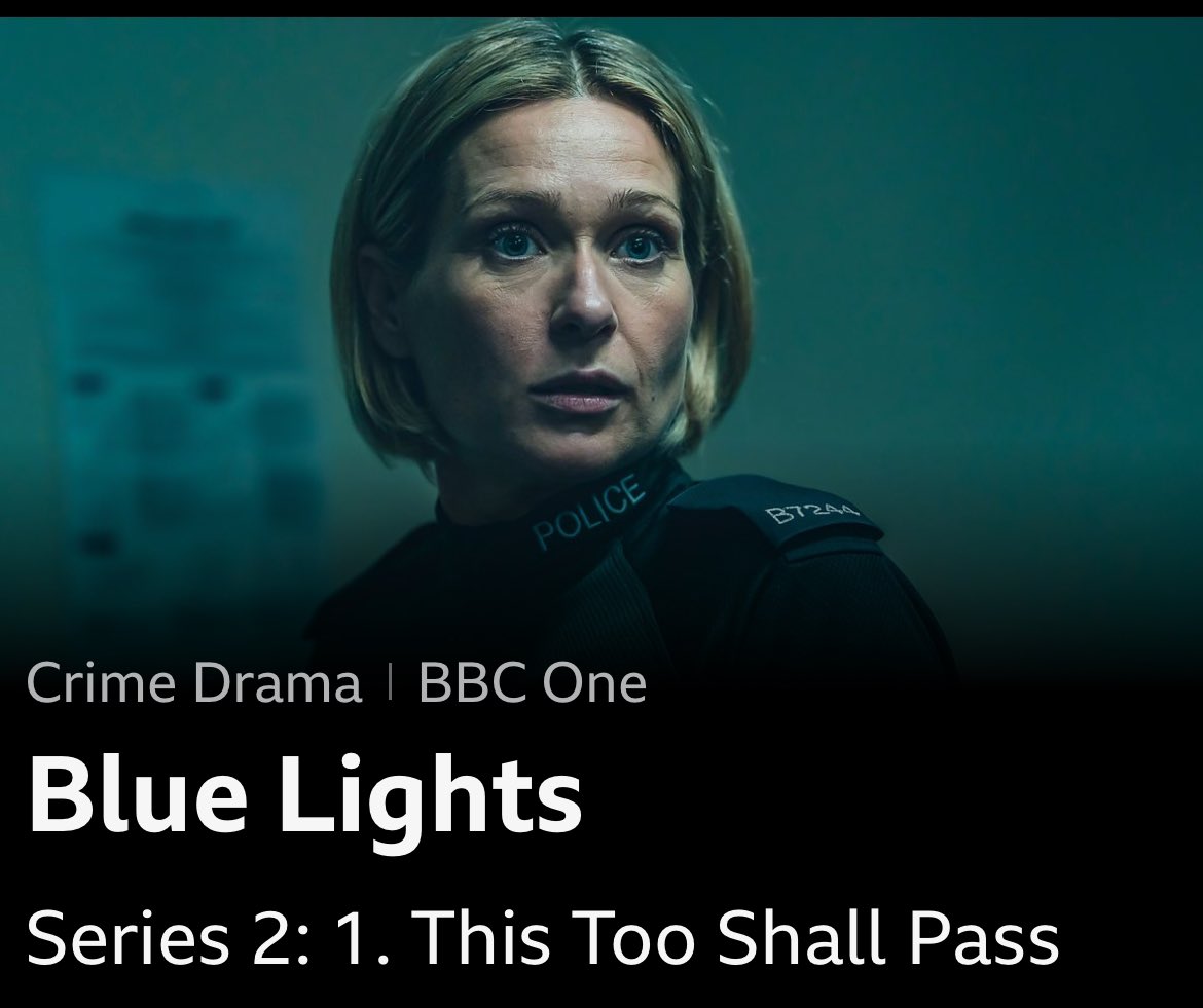 Blue Lights series 2 has landed @BBCiPlayer 📺 bbc.co.uk/iplayer/episod…