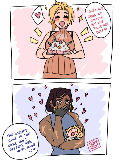 Happy B-Day Fareeha! 🥰🥳🎂
#Pharmercy #Pharah #Mercy #Overwatch2 #OverwatchFanart 