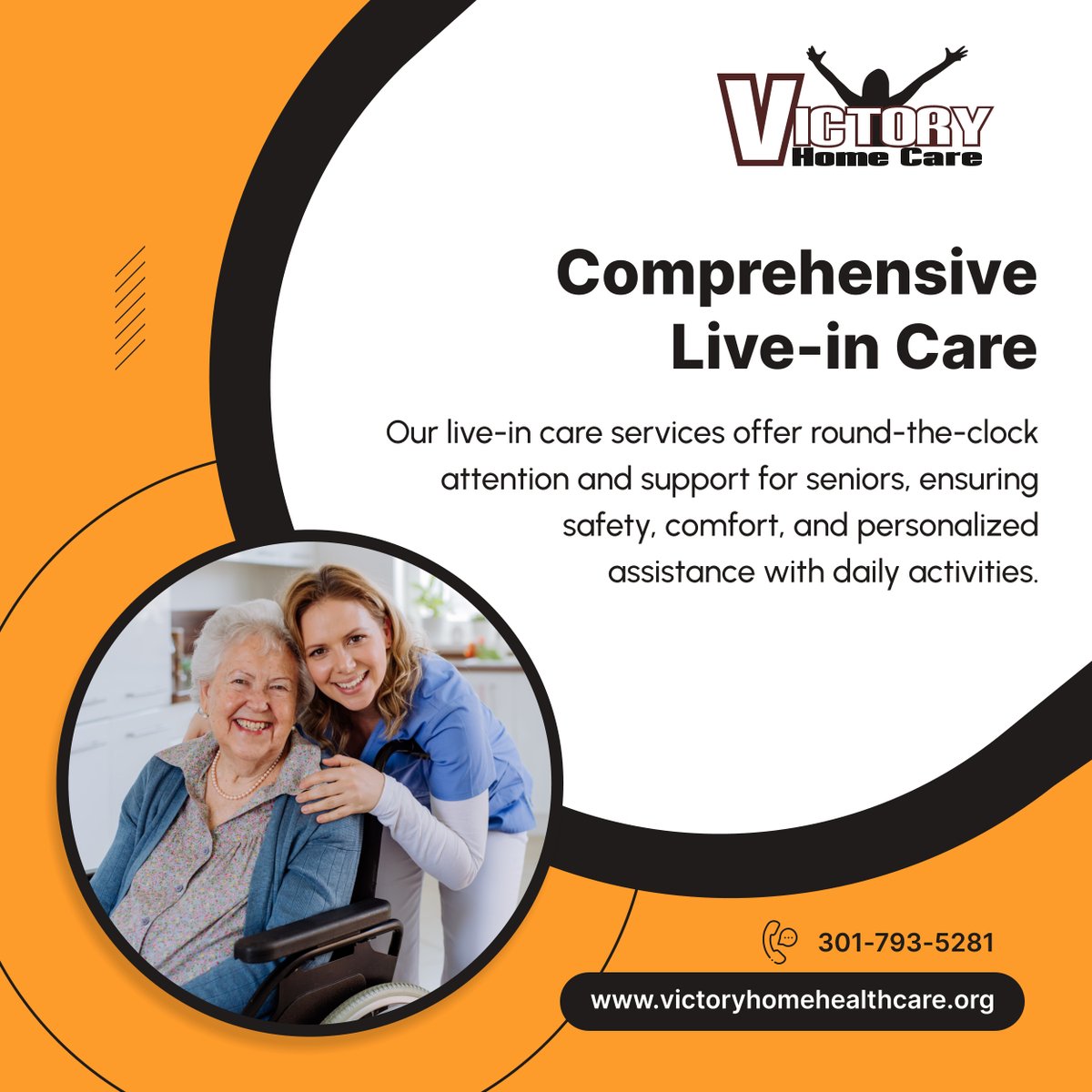 VictoryHC1's tweet photo. Experience comprehensive live-in care for seniors, providing round-the-clock attention and personalized support for enhanced well-being. 

#LiveInCare #SeniorCare #HomeCare #GaithersburgMD #HomeHealthCare https://t.co/F6uvzE9nZs