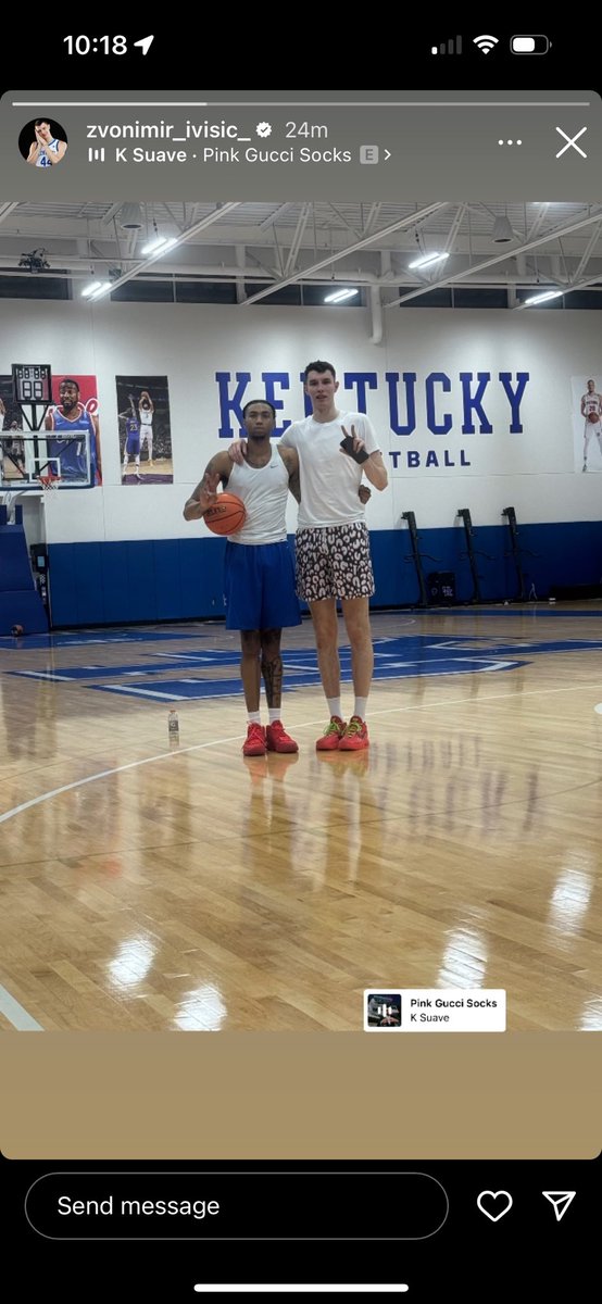 Well.. it looks like Big Z is still working out on UK’s campus for whatever that is worth.