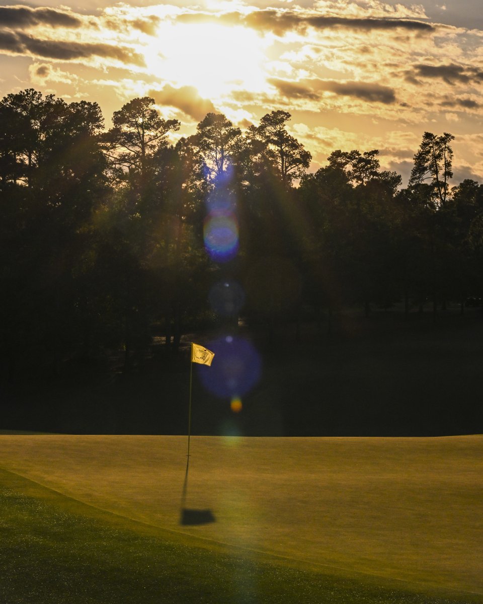 Signing off from Augusta National.