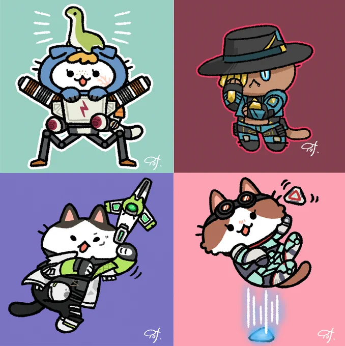 #一次創作作家のファンアートすーぐ猫ちゃんにしたがる～ 