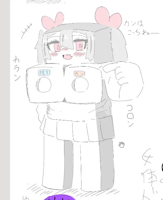 このゴミ箱娘のリメイクがほしいところ 