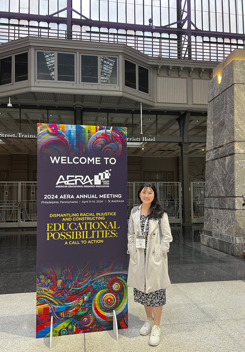 pan_yying's tweet image. Such a wonderful learning experience at the @AERA_EdResearch conference!☺️So happy to share my research work with this warm community and to learn from amazing colleagues and professors🤩Look forward to our next meeting where we will meet again!🤪 #AERA2024 #education #eduhk #phd