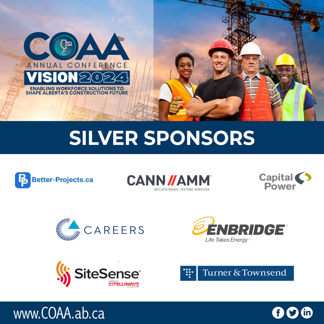 OwnersAlberta's tweet image. With support from our silver sponsors, COAA's 2024 annual conference will highlight and discuss issues that are critical to the heavy industrial construction industry.
#betterprojects / @CannAmm
@CapitalPower / @CAREERSNextGen
@Enbridge / @intelliwavetech / @turnertownsend