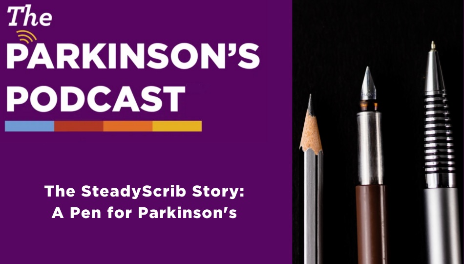 In this #podcast episode, discover the story behind Izzy Mokotoff and Alexis Chan’s #innovative pen for people living with #Parkinsons: SteadyScrib. Learn about their journey and motivations and the impending launch of #SteadyScrib. Listen here: bit.ly/43VaQwG