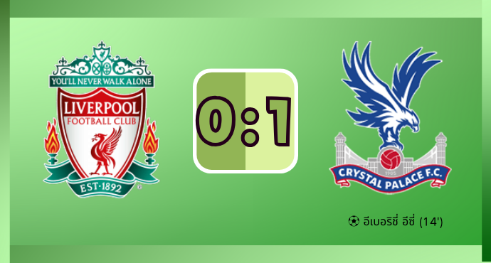 ช็อกโลก! ลิเวอร์พูลพ่ายคริสตัล พาเลซ 0-1 แพ้คาบ้านสองนัดติด #Arsenal #Liverpool #พรีเมียร์ลีก #อาร์เซนอล