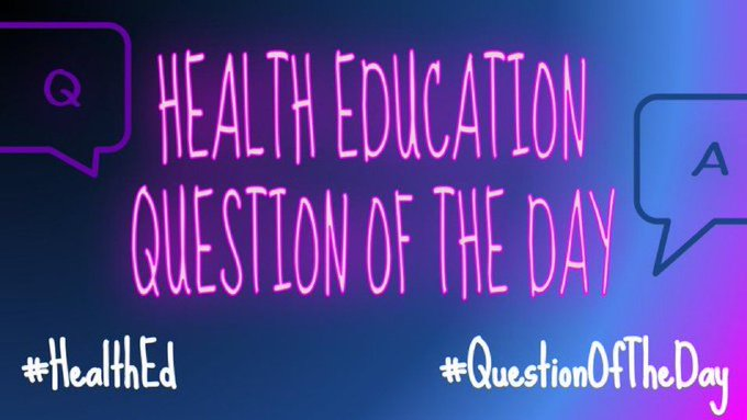 How do you help your #healthed students manage their stress? #StressAwarenessMonth #QuestionOfTheDay