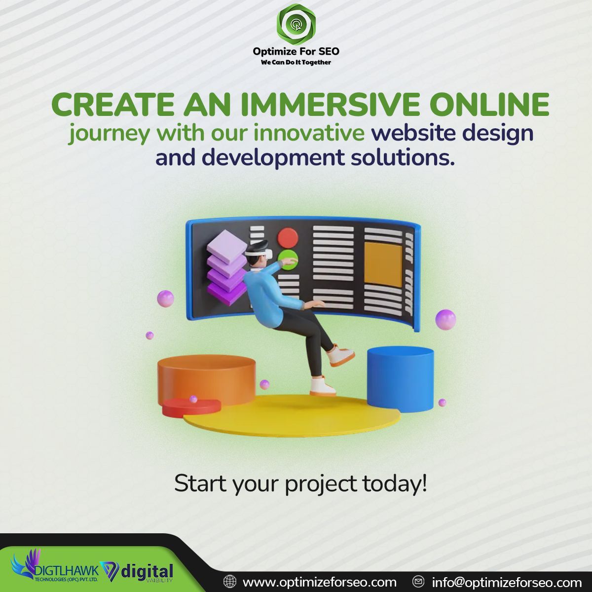 OptimizeForSEO1's tweet photo. Create an immersive online journey with our innovative website design and development solutions. Start your project today!

Visit:- https://t.co/NLGydQe2uH

#websitedevelopment #websitedesign #website #webdesign #digitalmarketing #webdevelopment #websitedesigner #seo https://t.co/GXV2guRQ1k