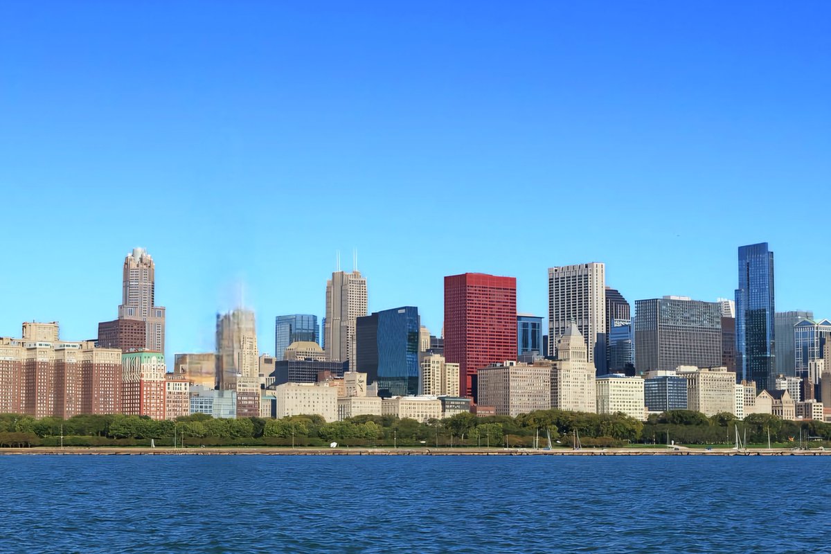 BluSpark160636's tweet photo. Apparently, the Willis Tower has disappeared from the Chicago skyline (Professional Photographs) https://t.co/DTiJLnnQ55