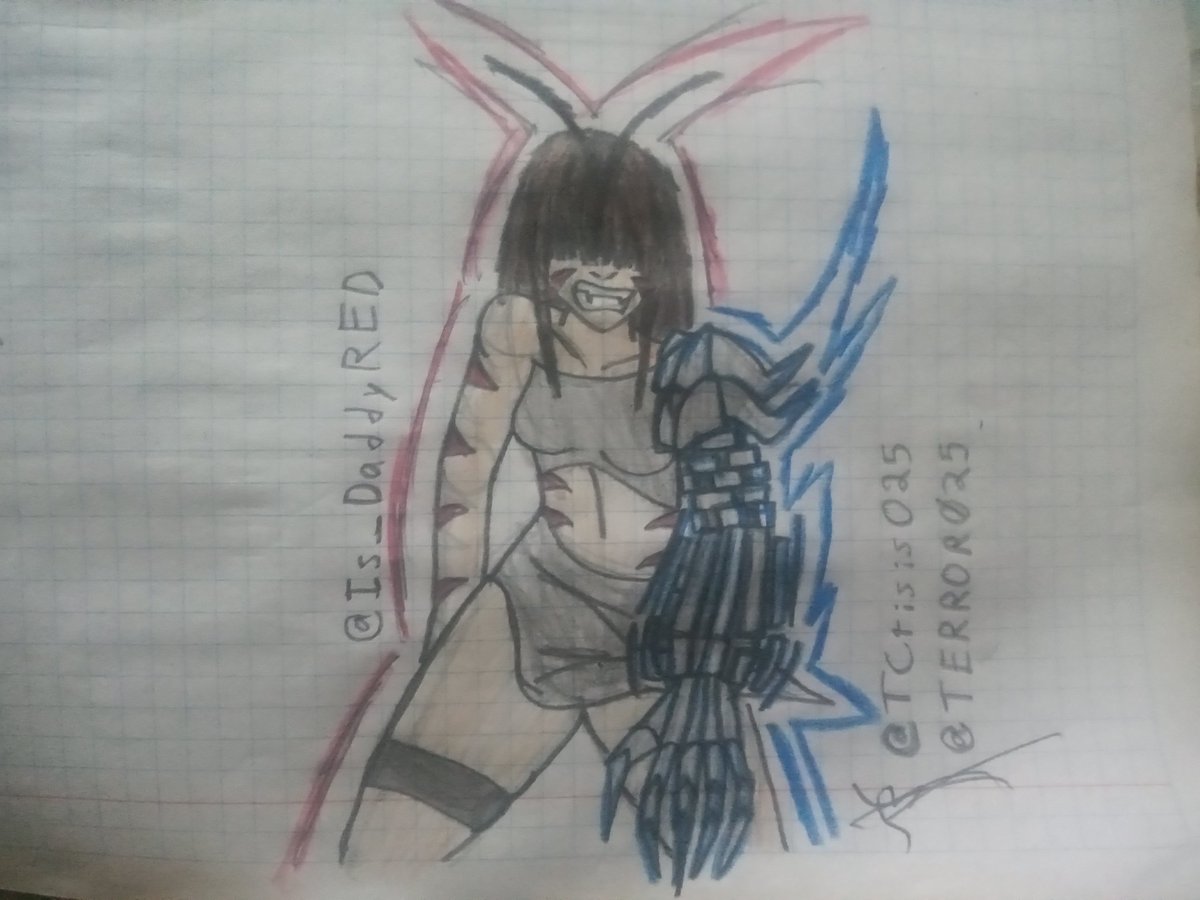 TERROR025's tweet image. Dibujo de Shinari oc de mi amigo @Is_DaddyRED 
Por favor dejen su poderoso 💚 y sensual 🔄.
Cuidense mucho mis queridos seguidores.