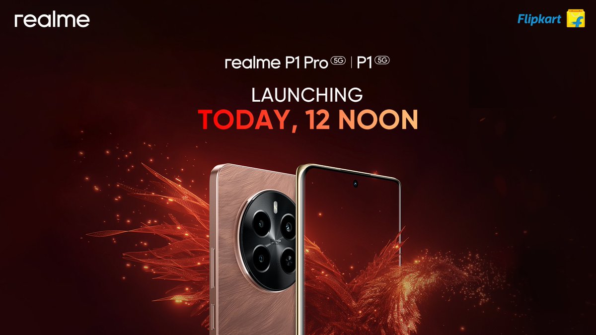 🦶Can you hear the footsteps, rising from the ashes of a phoenix? Launching the #realmePseries5G in a few hours! 🔥Stay tuned Join the live stream: bit.ly/4aTWkHM #realmeP1Pro5G #realmeP1 5G