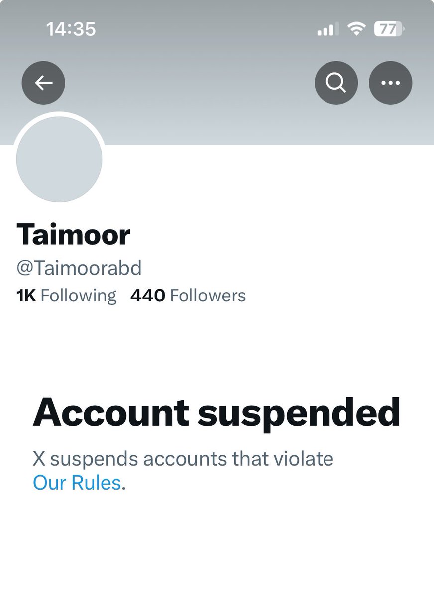 Oops Antisemite got suspended.