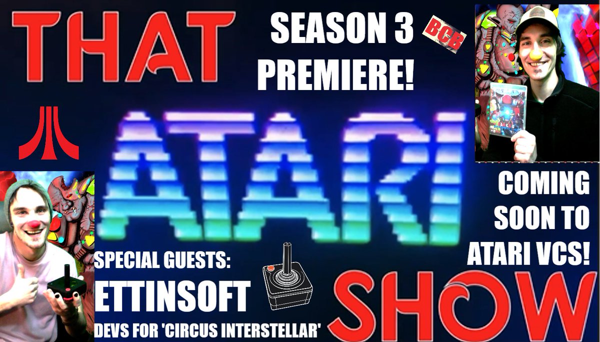 ballistikcoffee's tweet photo. MON 4/15: A 3rd Season of #ThatAtariShow kicks off w/ @Ettinsoft! 2 cool twins, devs of #CircusInterstellar, discuss porting the #game to @TheAtari_VCS! It's coming out soon! We discuss favorite #games, influences, working w/ #Atari &amp; more! 10a MST! Click: https://t.co/AbMHk4F4qo https://t.co/EJUzj1DIeu