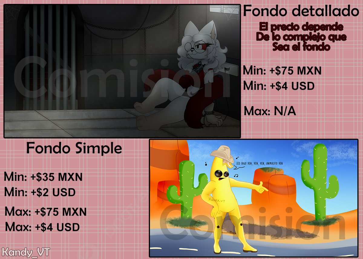 Kandy_VT's tweet photo. COMISIONES ABIERTAS!

Aquí estamos otra vez, CON LAS COMISIONES ABIERTAS DE NUEVO!
Hecha un vistazo a cada imagen y si te interesa comprar ESCRIBEME! ⭐️

#ComisionesAbiertas #furrycommunity #furrycommission #comissionsopen #comisisonsopen #ComissionsFurry https://t.co/RADOY0y0KT