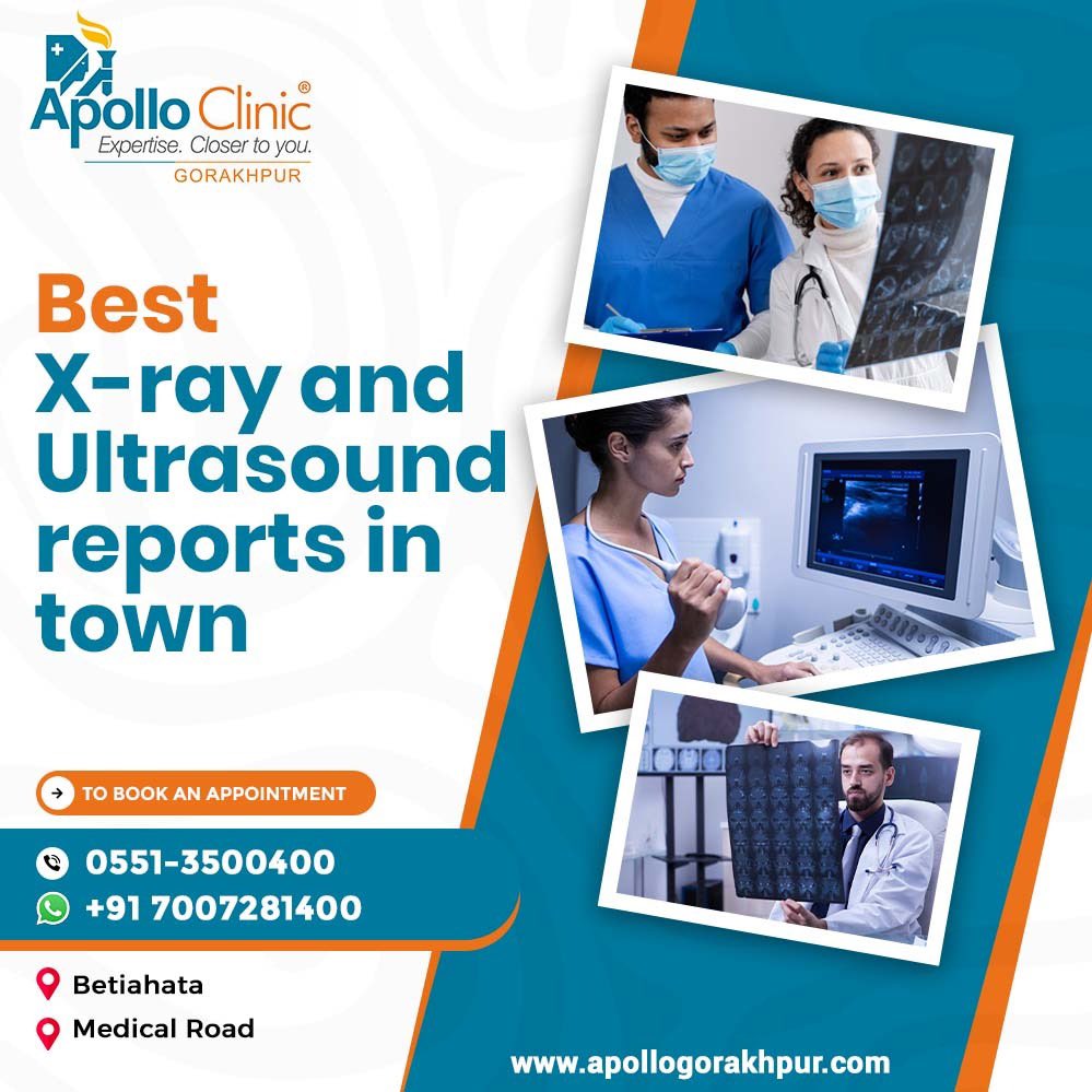 ApolloGorakhpur's tweet photo. Experience the best in X-ray and Ultrasound services at Apollo Clinic Gorakhpur! Our advanced technology and expert technicians ensure accurate and detailed imaging for your diagnostic needs.

WhatsApp @ https://t.co/ugH5H11Sss अथवा हमें फोन करें @ 0551-3500400 https://t.co/Mz0xHtP4Gd