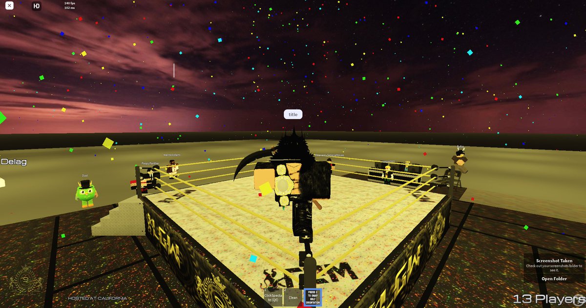 Final LGW World Champ(International) Another Mania main evented <a href="/LGW_RBLX/">Lions Gate Wrestling</a> <a href="/IWA_RBLX/">#IWA2026</a>  Ty for everything (Aydin Will Rufus the entire staff)